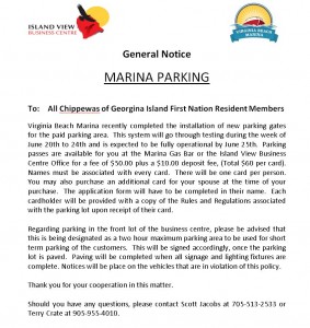 Member Notice Virginai Beach Parking